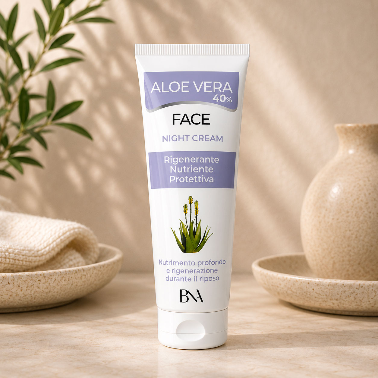 Aloe vera face night cream - 50 ml